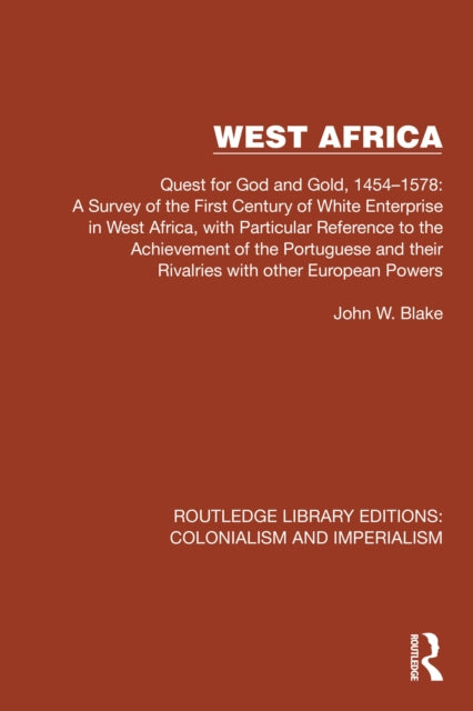 Book cover of: West Africa. By: John W. Blake