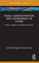 Book cover of: Public Administration and Governance in China. By: Leizhen Zang