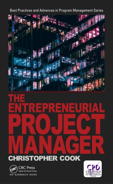 Book cover of: Entrepreneurial Project Manager. By: Chris Cook
