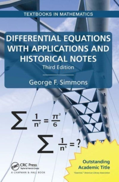 Book cover of: Differential Equations with Applications and Historical Notes. By: George F. Simmons