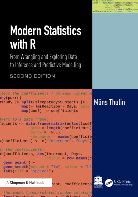Book cover of: Modern Statistics with R. By: Måns Thulin