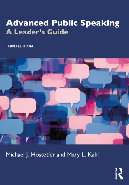 Book cover of: Advanced Public Speaking. By: Michael J. Hostetler