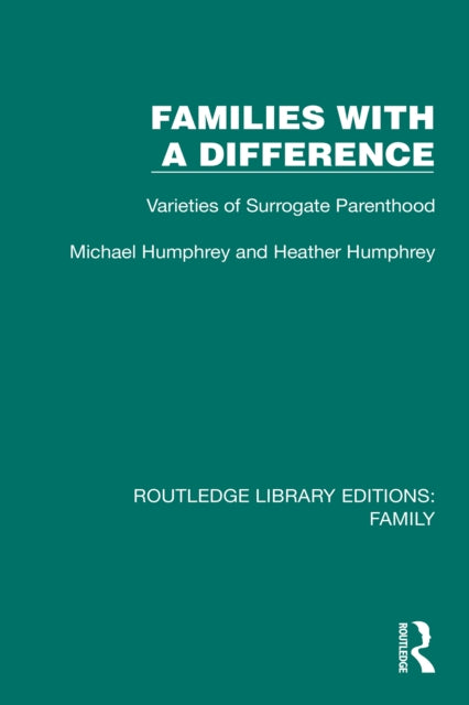 Book cover of: Families with a Difference
