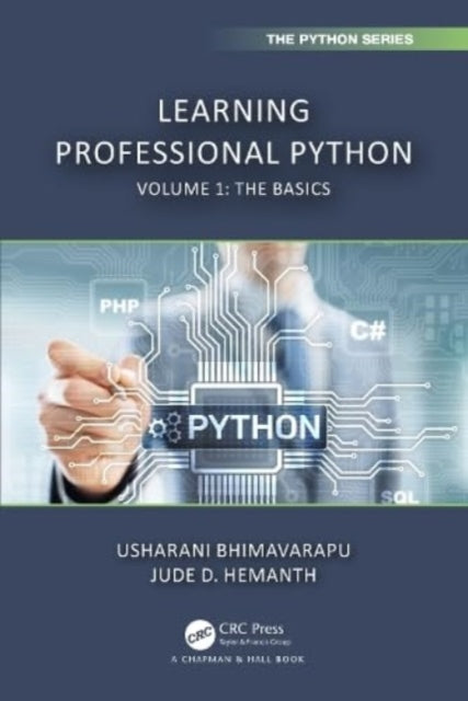 Book cover of: Learning Professional Python. By: Usharani Bhimavarapu