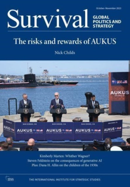 Book cover of: Survival: October – November 2023. By: International Institute for Strategic Studies Staff