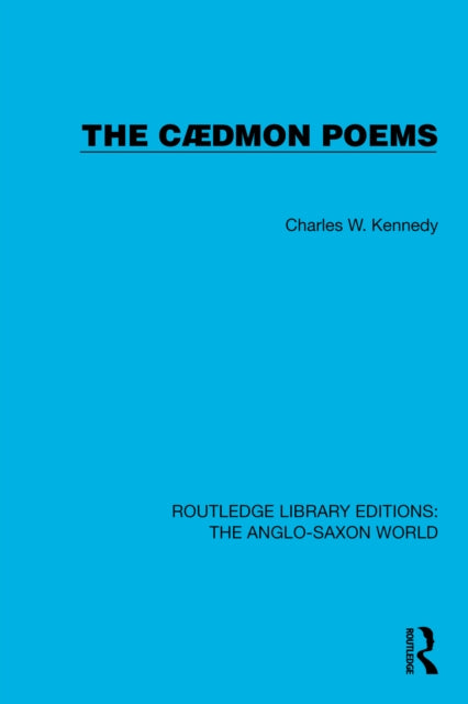 Book cover of: Cædmon Poems