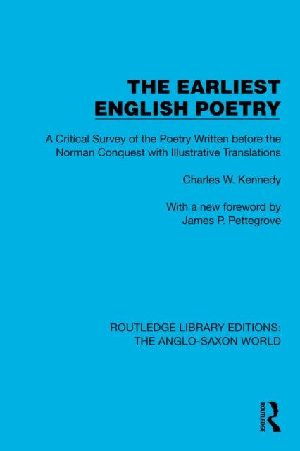 Book cover of: Earliest English Poetry