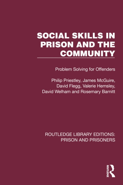 Book cover of: Social Skills in Prison and the Community