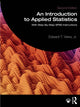 Book cover of: Introduction to Applied Statistics. By: Edward T. Vieira Jr