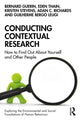 Book cover of: Conducting Contextual Research. By: Bernard Guerin