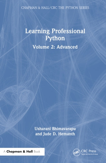 Book cover of: Learning Professional Python. By: Usharani Bhimavarapu