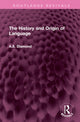 Book cover of: History and Origin of Language. By: A. S. Diamond