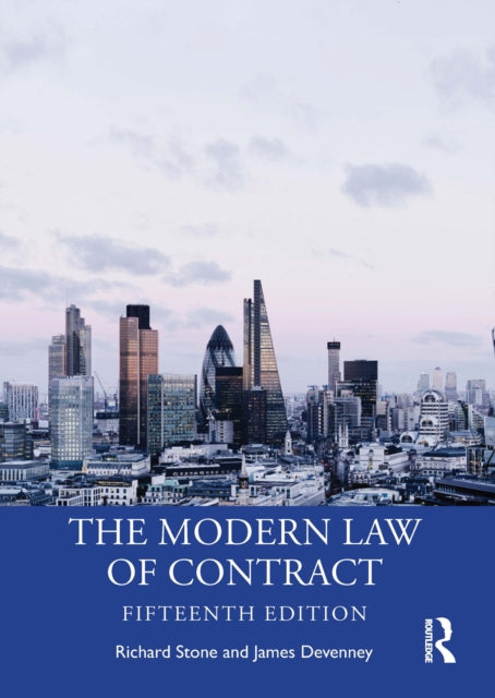 Book cover of: Modern Law of Contract. By: Richard Stone