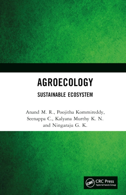 Book cover of: Agroecology. By: Poojitha Kommireddy