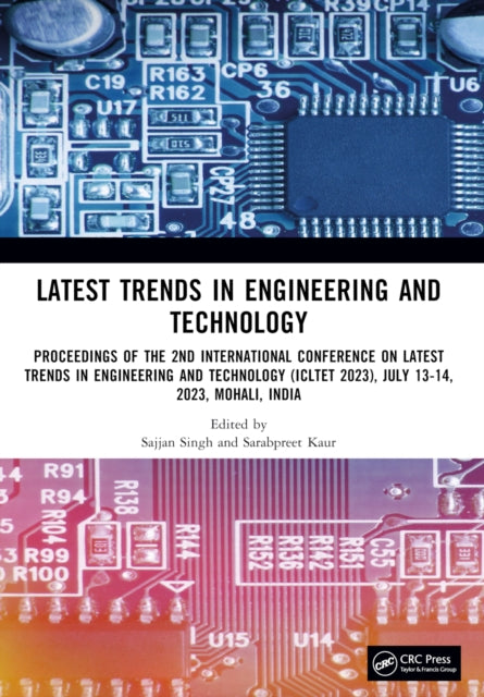 Book cover of: Latest Trends in Engineering and Technology. By: Sajjan Singh