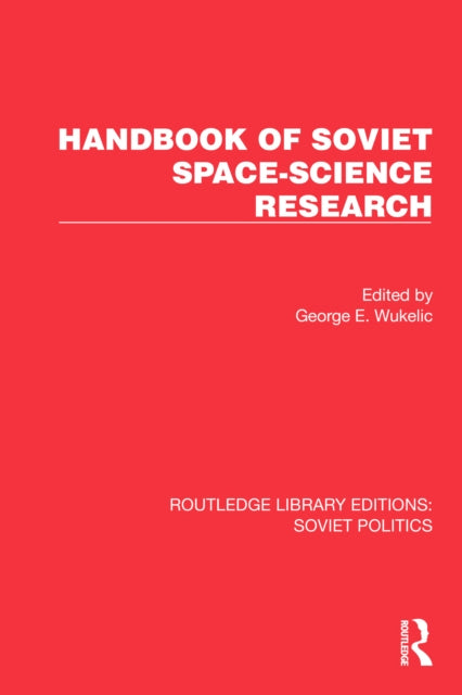 Book cover of: Handbook of Soviet Space-Science Research
