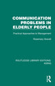 Book cover of: Communication Problems in Elderly People. By: Rosemary Gravell