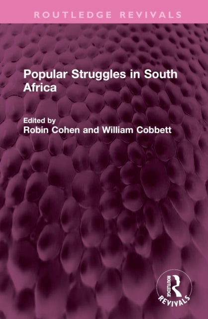 Book cover of: Popular Struggles in South Africa. By: Cohen, Robin