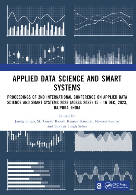 Book cover of: Applied Data Science and Smart Systems. By: Jaiteg Singh