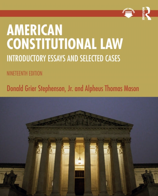 Book cover of: American Constitutional Law. By: Alpheus Thomas Mason
