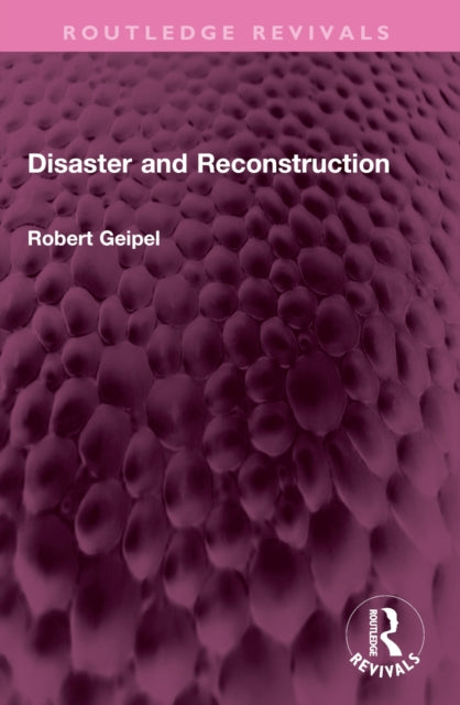 Book cover of: Disaster and Reconstruction