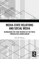 Book cover of: Media-State Relations and Social Media. By: Tyler W Wilson