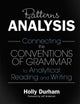 Book cover of: Patterns of Analysis