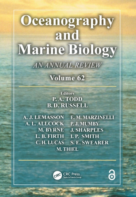Book cover of: Oceanography and Marine Biology. By: P. A. Todd