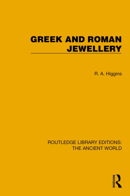 Book cover of: Greek and Roman Jewellery