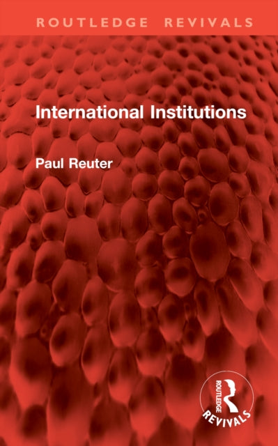 Book cover of: International Institutions