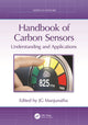 Book cover of: Handbook of Carbon Sensors. By: Jg Manjunatha