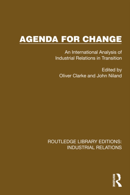 Book cover of: Agenda for Change