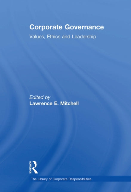 Book cover of: Corporate Governance. By: Lawrence E. Mitchell