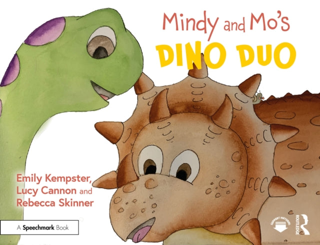 Book cover of: Mindy and Mo’s Dino Duo. By: Rebecca Skinner