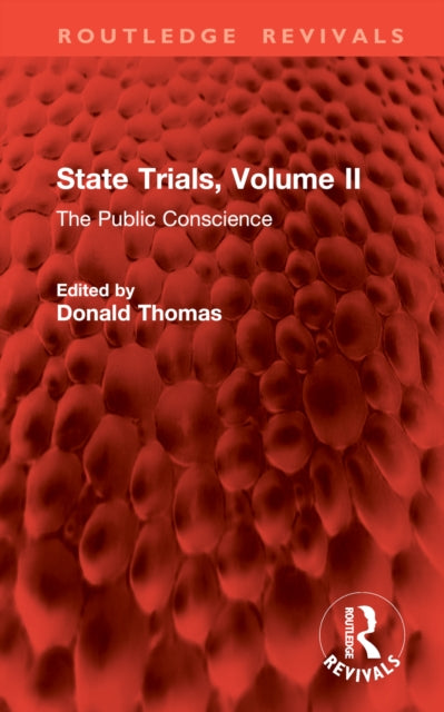 Book cover of: State Trials, Volume II. By: Donald Thomas