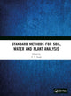 Book cover of: Standard Methods for Soil, Water and Plant Analysis. By: Y. V. Singh
