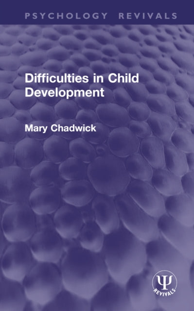 Book cover of: Difficulties in Child Development