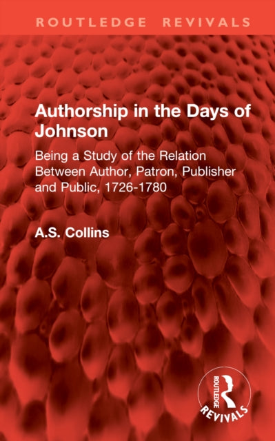 Book cover of: Authorship in the Days of Johnson