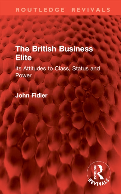 Book cover of: British Business Elite