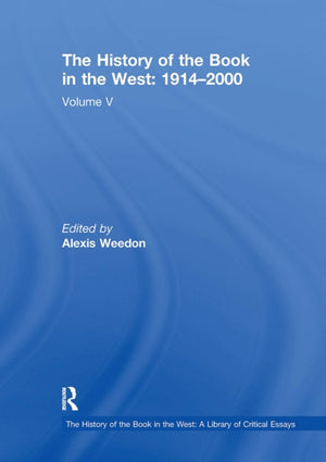 The History of the Book in the West: 1914–2000