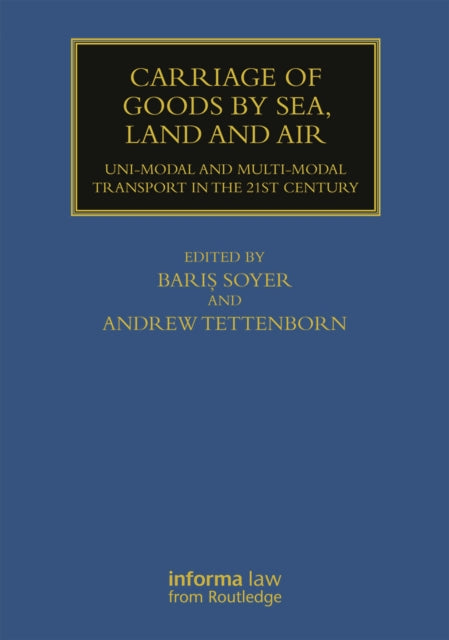 Book cover of: Carriage of Goods by Sea, Land and Air