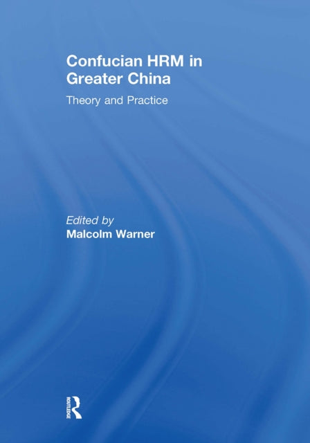 Book cover of: Confucian HRM in Greater China