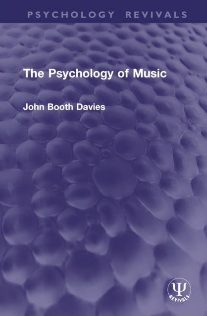 Book cover of: Psychology of Music