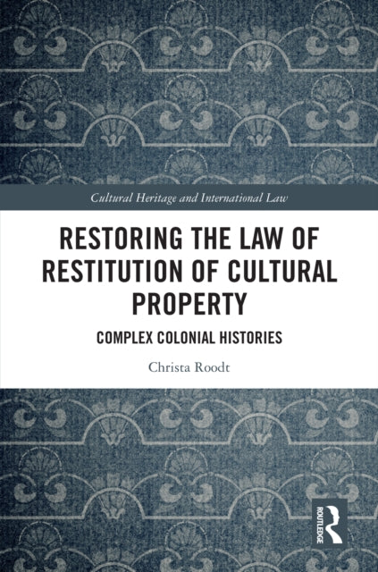 Book cover of: Restoring the Law of Restitution of Cultural Property