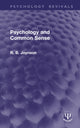 Book cover of: Psychology and Common Sense