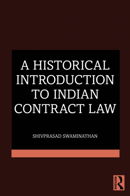 Book cover of: Historical Introduction to Indian Contract Law