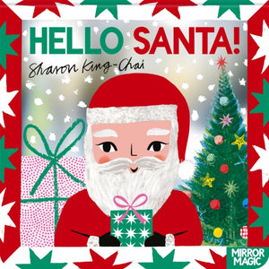 Hello Santa!, A Christmas search-and-find mirror book