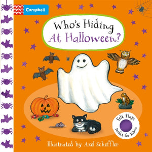 Who's Hiding At Halloween?, A soft flaps book