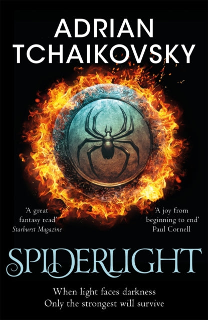Book cover of: Spiderlight. By: Adrian Tchaikovsky