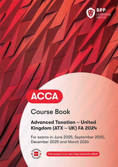 Book cover of: ACCA Advanced Taxation FA2024